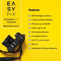 Easypix PowerPro VX6430 WiFi Bridge Camera - thumbnail