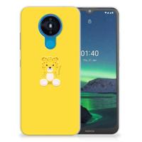 Nokia 1.4 Telefoonhoesje met Naam Baby Leopard - thumbnail