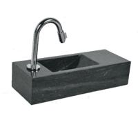 FonteinPack Slim hardsteen Links 45X17X10CM (Keuze uit 18 kranen) - thumbnail