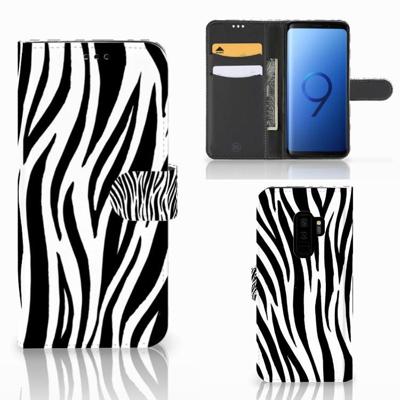 Samsung Galaxy S9 Plus | Telefoonhoesje | Met pasjeshouder | Zebra