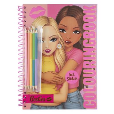 Besties kleurboek neon A4 30 vel