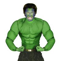 Hulk spierballen shirt groen - thumbnail