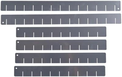 SW STAHL Sw-stahl schuiflade verdeler "07013l drawer divider, 6 pcs. factory trolley 07050l