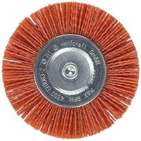 Wolfcraft Nylon-draadborstel | Rood | Ronde schacht | Ø100mm | 1 stuk - 8477000 - thumbnail