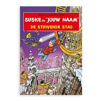 Persoonlijk stripboek - Suske en Wiske 'De stuivende stad' (Hardcover) Persoonlijk stripboek - Suske en Wiske 'De stuivende stad' (Hardcover)