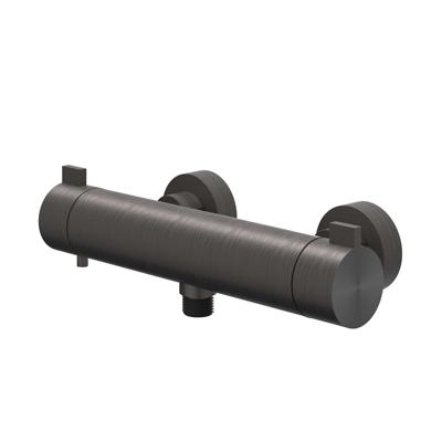Douchethermostaatkraan IVY Tribe Opbouw Cooltouch RVS316 Geborsteld Carbon Black PVD Douchethermostaatkraan IVY Tribe Opbouw Cooltouch RVS316 Geborsteld Carbon Black PVD