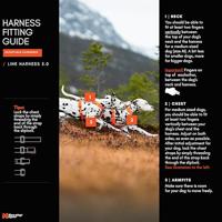 Non-stop dogwear® Hondentuigje Line Harness 5.0, orange, Maat: 5 - thumbnail