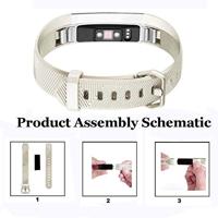 Fitbit Alta Siliconen bandje - Maat: Large - Champagne Goud - thumbnail