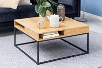 Bendt Salontafel 'Nightingale' EIken, 80 x 80cm, kleur Naturel - thumbnail