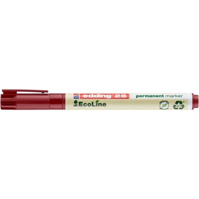 Edding e-25 EcoLine 4-25002 Permanent marker Rood Watervast: Ja