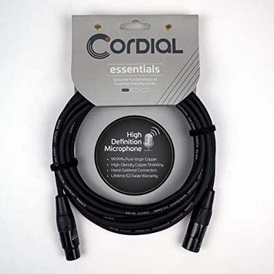 Cordial CIM5FM XLR Verbindingskabel [1x XLR-bus - 1x XLR-stekker] 5.00 m Zwart