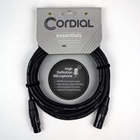 Cordial CIM5FM XLR Verbindingskabel [1x XLR-bus - 1x XLR-stekker] 5.00 m Zwart - thumbnail