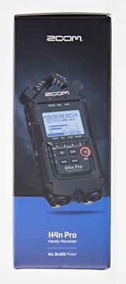 Zoom H4n Pro Handy Recorder All Black