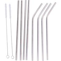 Alpina Eco drinkrietjes 21cm RVS 10delig - thumbnail