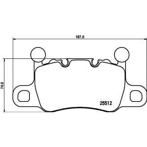 Remblokkenset, schijfrem P65038