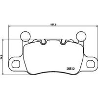Remblokkenset, schijfrem P65038 - thumbnail