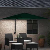 Tuinparasol Groen 248.5 x 247.5 x 160 cm Stof - thumbnail