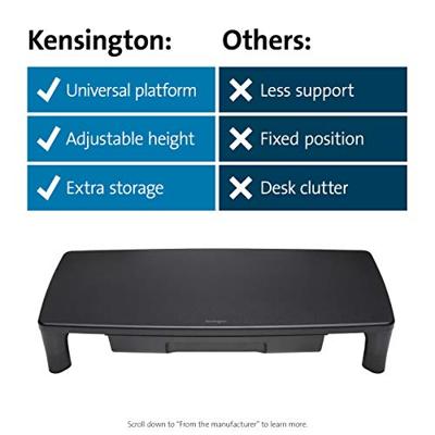 Kensington SmartFit monitorstandaard met lade, zwart Kensington SmartFit monitorstandaard met lade, zwart