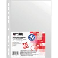 OFFICE products geperforeerde showtas, A4, 40 micron, gekorreld, pak van 200 stuks - thumbnail