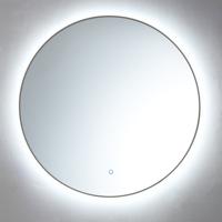 Spiegel Sanilux Rond Met LED Verlichting 3 Kleuren Instelbaar & Dimbaar 80 cm Gunmetal Sanilux - thumbnail