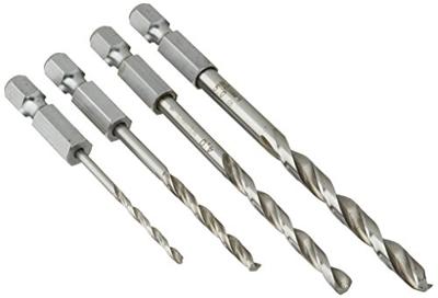 Alpen 0000110804100 HSS Metaal-spiraalboorset 4-delig 1/4 (6.3 mm) buitenvierkant 1 stuk(s)