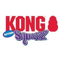 Kong Squeezz Action hondenspeeltje medium - 3 stuks Per set - thumbnail