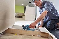 Bosch Professional GHO 12V-20 Accuschaafmachine Incl. 2 accus, Incl. koffer Schaafbreedte: 56 mm 12 V 3 Ah Felsdiepte (max.): 17 mm - thumbnail