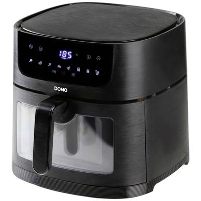 DOMO Deli-freyer Airfryer 8 l 1800 W Met display, Anti-aanbaklaag, Oververhittingsbeveiliging, Timerfunctie Zwart