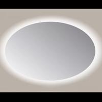 Spiegel Sanicare Q-Mirrors 60x80 cm Ovaal Met Rondom LED Warm White en Afstandsbediening incl. ophangmateriaal Sanicare - thumbnail