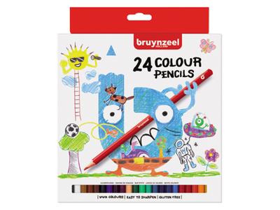 Bruynzeel kids kleurpotloden, 24st.