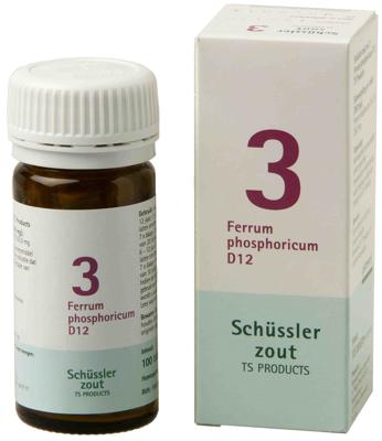 Ferrum phosphoricum 3 D12 Schussler 100 Tabletten