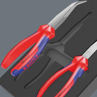 Wera 05150181001 Tangenset 3-delig Knipex, met schuimrubber inzetstuk