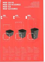 SULO 1052183 Prullenbak 120 l Kunststof (l x b x h) 55 x 50 x 93.3 cm Grijs 1 stuk(s) - thumbnail