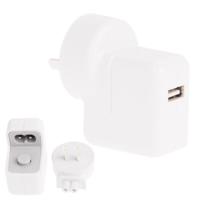 10W USB Power Adapter AU reislader voor iPhone Galaxy Huawei Xiaomi LG HTC Sony andere Smartphones en Tablets(White) - thumbnail