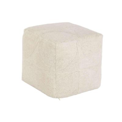 Voetensteun Home ESPRIT Beige Boho 45 x 45 x 45 cm Voetensteun Home ESPRIT Beige Boho 45 x 45 x 45 cm