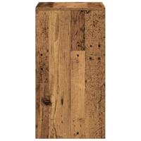 Kaptafel met lade Oud Hout 60 x 40 x 75 cm Bewerkt hout - thumbnail