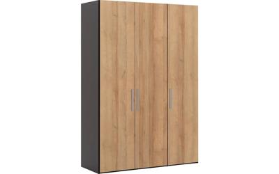 Goossens Kledingkast Easy Storage Ddk, Kledingkast 153 cm breed, 220 cm hoog, 3x draaideur Goossens Kledingkast Easy Storage Ddk, Kledingkast 153 cm breed, 220 cm hoog, 3x draaideur