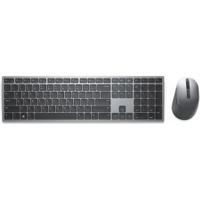 Dell KM7321W Qwerty UK RF & BT Draadloos Desktopset - Grijs, Titanium - thumbnail