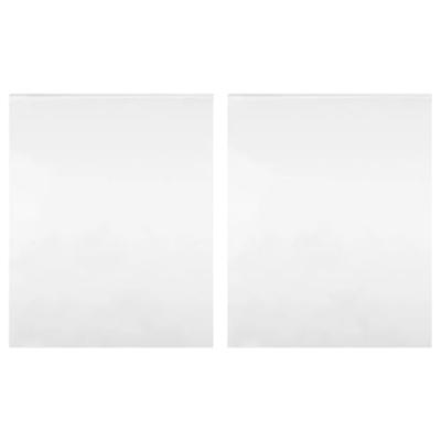 VidaXL Spiegelfolies 2 stuks zelfklevend 60x100 cm pet