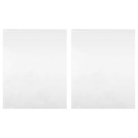 VidaXL Spiegelfolies 2 stuks zelfklevend 60x100 cm pet - thumbnail