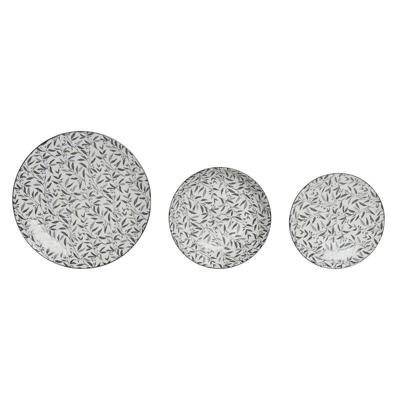 Serviesset Home ESPRIT Lichtgrijs Porselein 18 Onderdelen