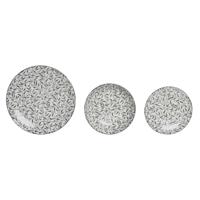 Serviesset Home ESPRIT Lichtgrijs Porselein 18 Onderdelen - thumbnail