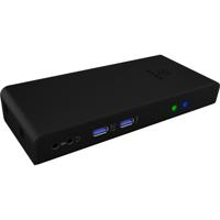 ICY BOX ib-dk2251ac dockingstation (zwart) - thumbnail