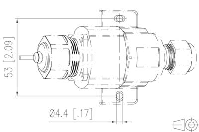 Metz Connect 1401110012KE Netwerkdoos Opbouw (op muur) CAT 6A 1 poort Zwart