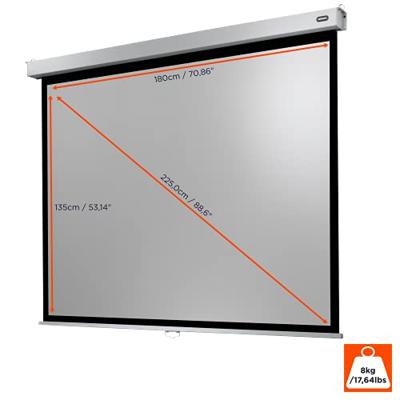 Celexon 1090781 Rolprojectiescherm 180 x 135 cm Beeldverhouding: 4:3 - thumbnail