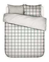 Essenza Essenza Chess Dekbedovertrek Dusty green 260x200/220 - thumbnail