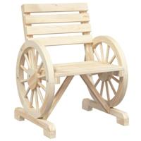 Tuinstoelen 2 st 58x58x78,5 cm massief vurenhout - thumbnail