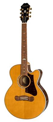 Epiphone J-200 EC Studio Parlor Vintage Natural elektrisch-akoestische westerngitaar