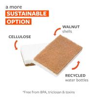 Full Circle Scrubber Sponges Walnut In A Nutshell - thumbnail