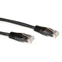 ACT IB3502 LSZH U/UTP CAT6A Patchkabel Zwart - 2 meter - thumbnail